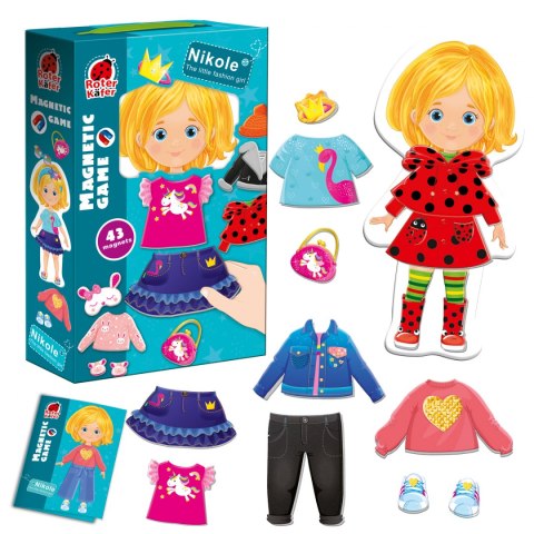 Roter Kafer Magnetic game: Nikole - Little fashion girl