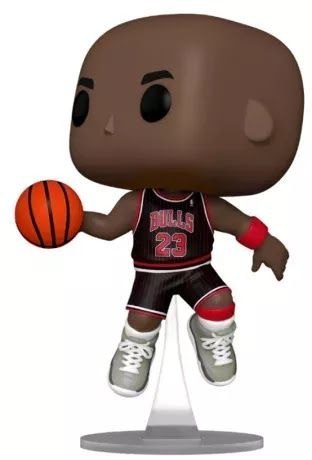 Funko POP NBA: Chicago Bulls - Michael Jordan (with Jordans)(Black Pinstripe Jersey)(Exclusive)