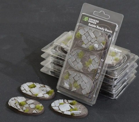 Gamers Grass Gamers Grass: Bases Oval - Temple 75 mm (3 szt.)