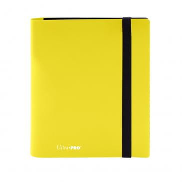 Ultra PRO Album 4-PKT PRO-Binder - Lemon Yellow (ECLIPSE)