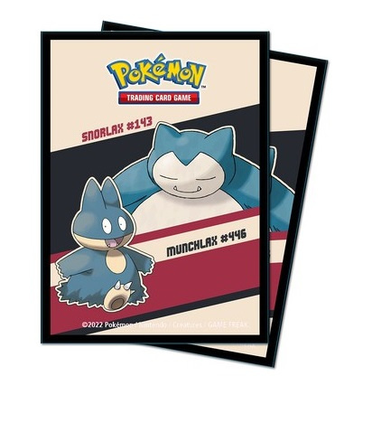 Ultra PRO Deck Protector sleeves - Snorlax & Munchlax 65 szt. [POKEMON]