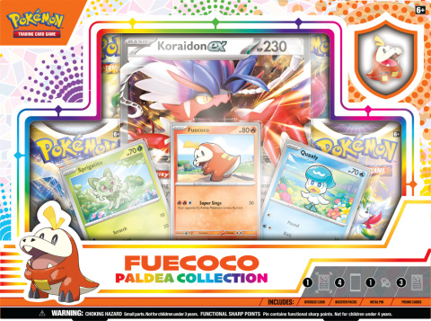 Pokemon TCG: Paldea Pin Box Fuecoco