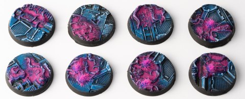 Gamers Grass Gamers Grass: Bases Round - Alien Infestation 32mm (8 szt.)