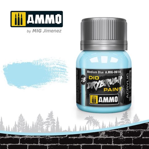 Ammo: DIO Drybrush - Medium Blue