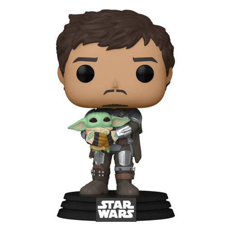 Funko POP TV: Star Wars: The Mandalorian - The Mandalorian (with Grogu)