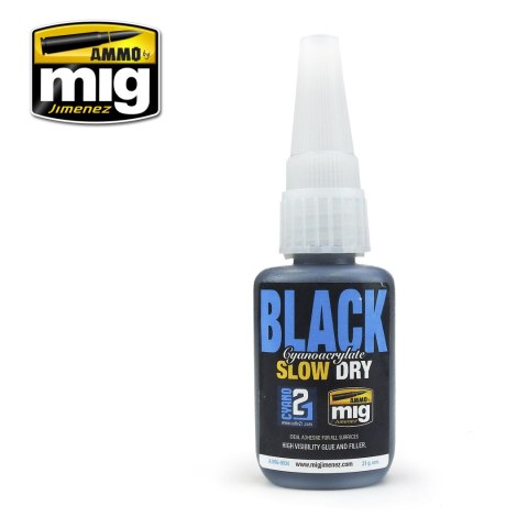 Ammo: Black Slow Dry Cyanoacrylate (21 g)