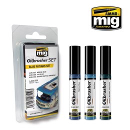 Ammo: Oilbrusher Set - Blue Patinas Set