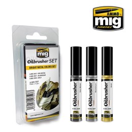 Ammo: Oilbrusher Set - Bright Metal Colors Set