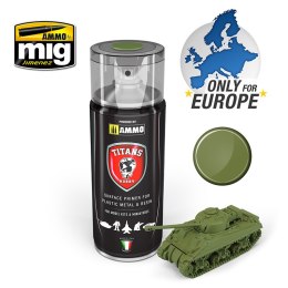 Ammo: Titans Matt Primer - Military Green