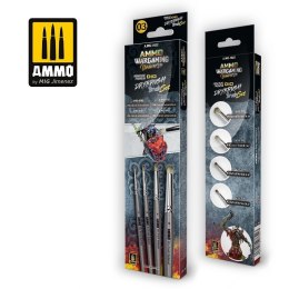 Ammo: Wargaming Universe - Miniature Premium DIO Drybrush Brush Set