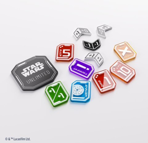 Gamegenic: Star Wars Unlimited - Acrylic Premium Tokens Gamegenic: Star Wars Unlimited - Acrylic Premium Tokens