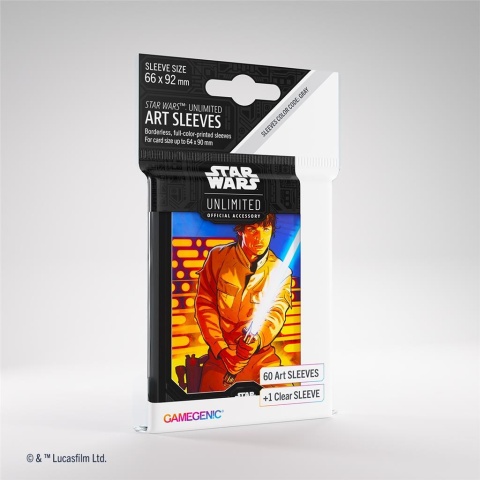 Gamegenic: Star Wars Unlimited - Art Sleeves - Luke Skywalker