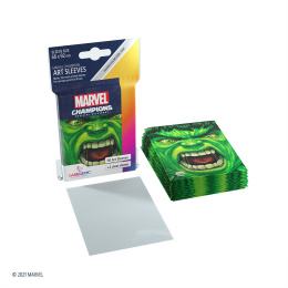 Gamegenic: Marvel Champions Art Sleeves (66 mm x 91 mm) Hulk 50+1 szt.