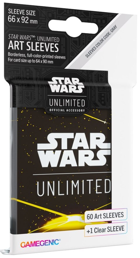 Gamegenic: Star Wars Unlimited - Art Sleeves - Card Back Yellow