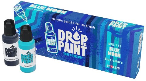 Scale 75: Drop Paint - Blue Moon