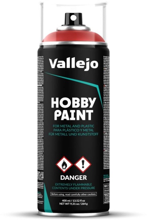 Vallejo: Hobby Paint - Scarlet Red (400ml)