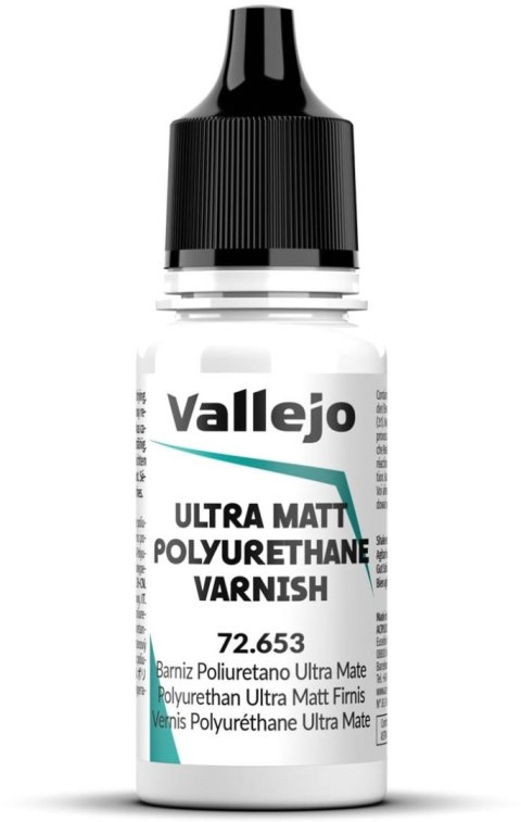 Vallejo: Ultra Matt Polyurethane Varnish 18 ml