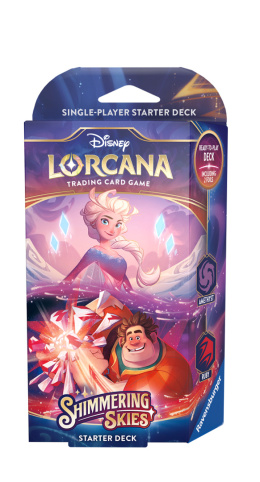 Disney Lorcana: Shimmering Skies (CH5) - Amethyst & Ruby - Starter Deck (1)