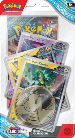 Pokemon TCG: Stellar Crown - Premium Checklane Blister [Iron Thorns]