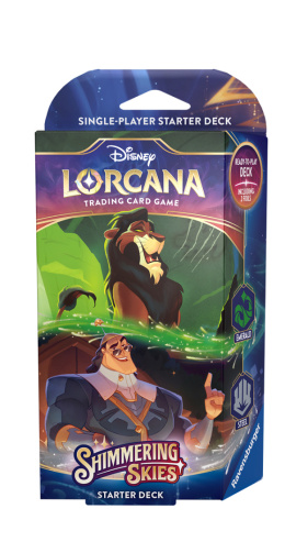 Disney Lorcana: Shimmering Skies (CH5) - Emerald & Steel - Starter Deck (1)