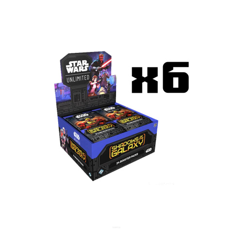 Star Wars: Unlimited - Shadows of the Galaxy - Booster Box Sealed Case (6)