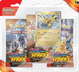 Pokemon TCG: Surging Sparks - 3-Pack Blister [Zapdos]