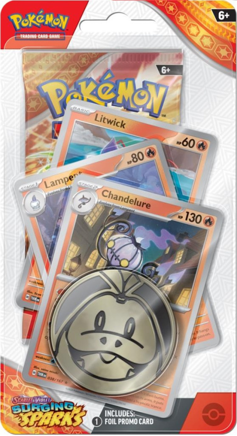 Pokemon TCG: Surging Sparks - Premium Checklane Blister [Chandelur]