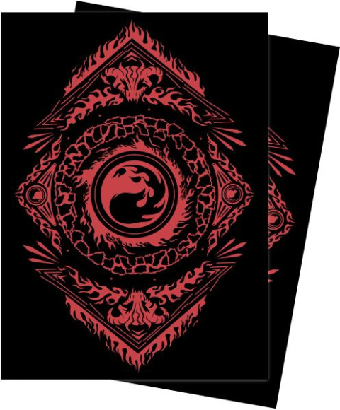 Ultra PRO Deck Protector sleeves - Red Mana (100) [MtG]