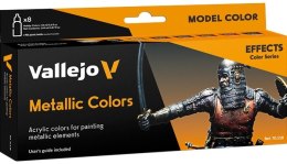 Vallejo: 70.118 - Model Color - Effects - Metallic Colors (8 x 18 ml)