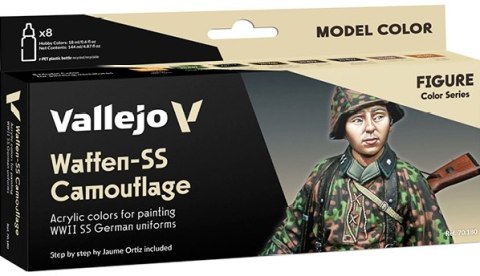 Vallejo: 70.180 - Model Color - Figure - Waffen-SS Camouflage (8 x 18 ml)