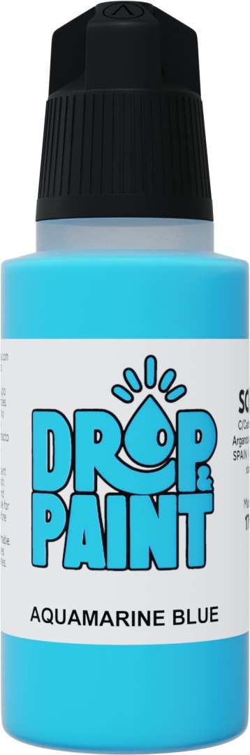 Scale 75: Drop Paint - Aquamarine Blue