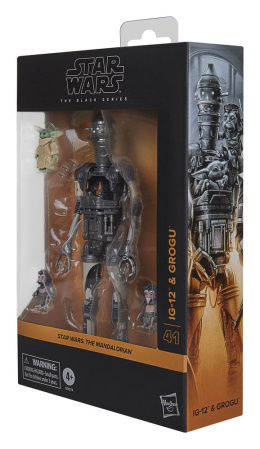 Star Wars: The Mandalorian Black Series Action Figure 2-Pack IG-12 & Grogu 15 cm